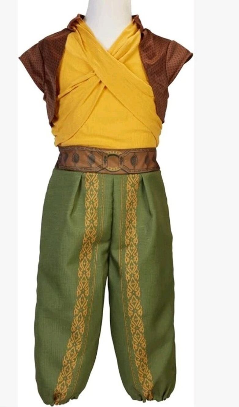 Disney Raya The Last Dragon Costume Outfit Dress Up Kids 4 5 6 Halloween